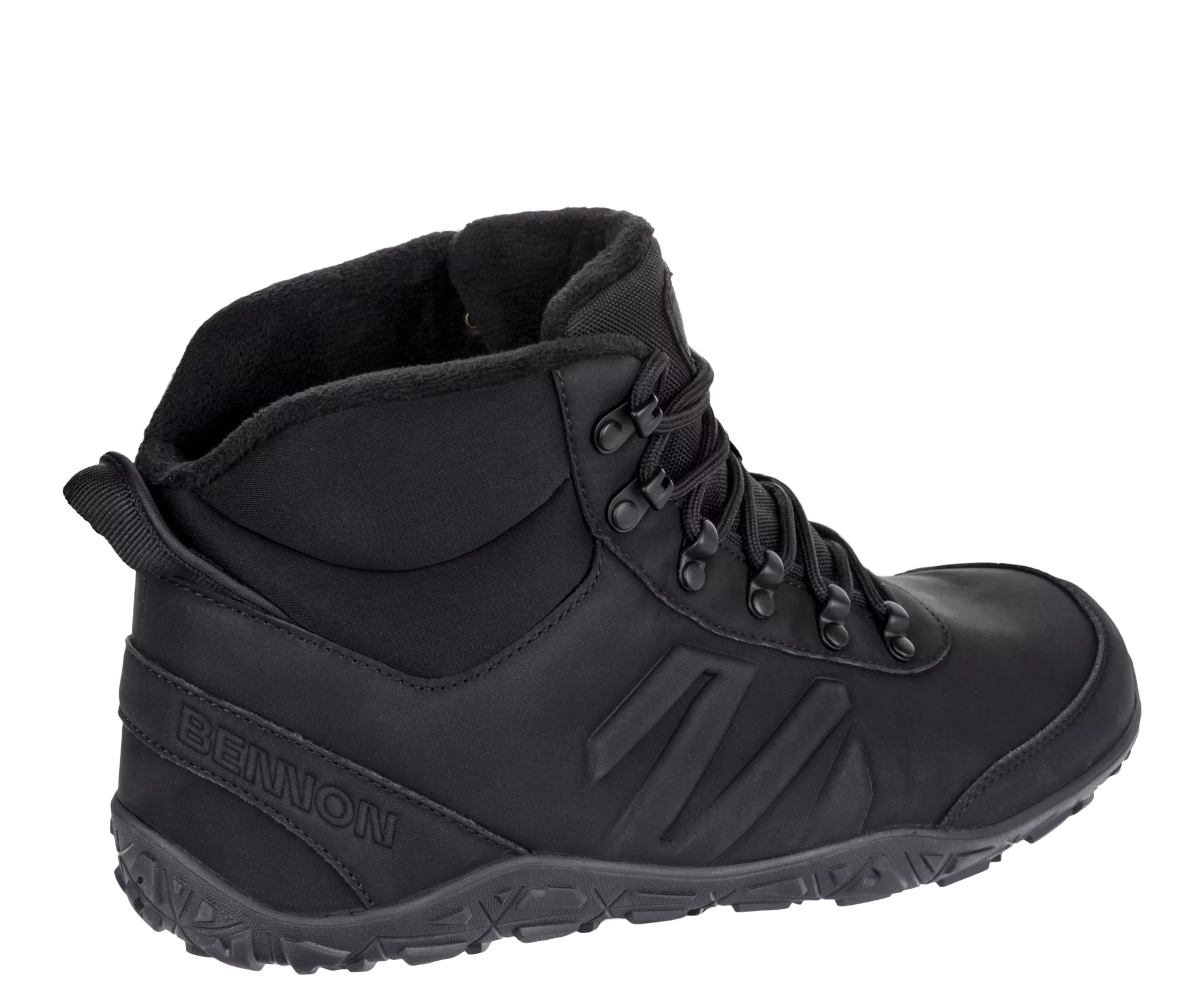 Kotníková barefoot obuv BENNON zimní černá