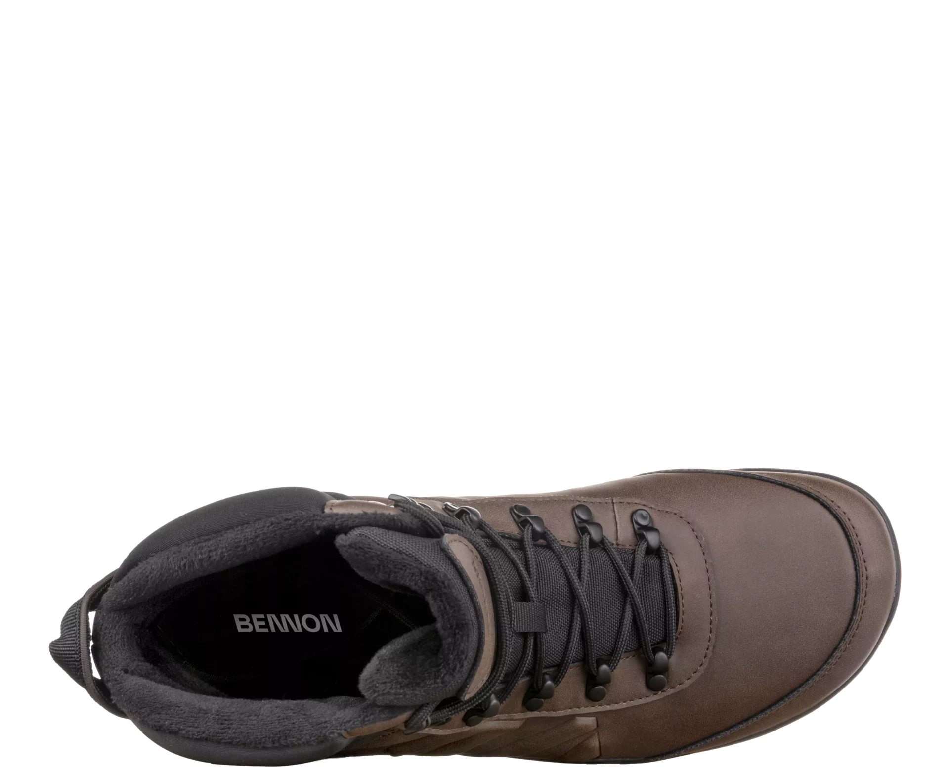 Kotníková barefoot obuv BENNON zimní černá