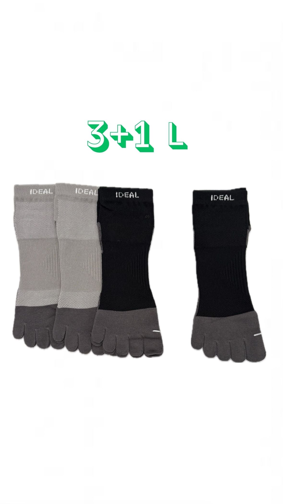 DÁRKOVÝ BALÍČEK – Prstové ponožky 3+1 ZDARMA