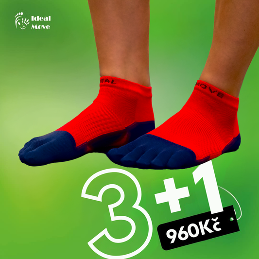 DÁRKOVÝ BALÍČEK – Prstové ponožky 3+1 ZDARMA