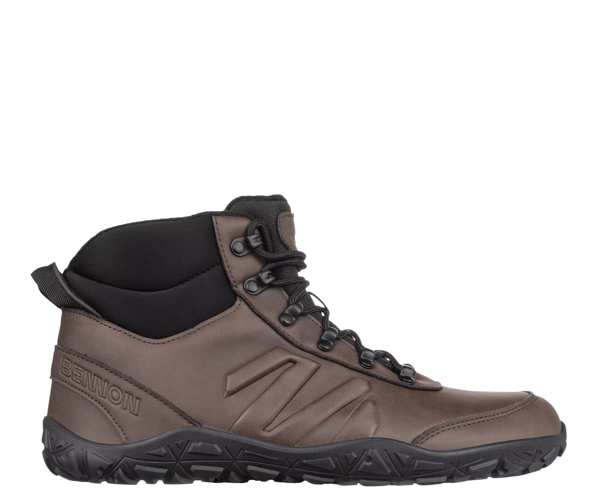 Kotníková barefoot obuv BENNON zimní černá