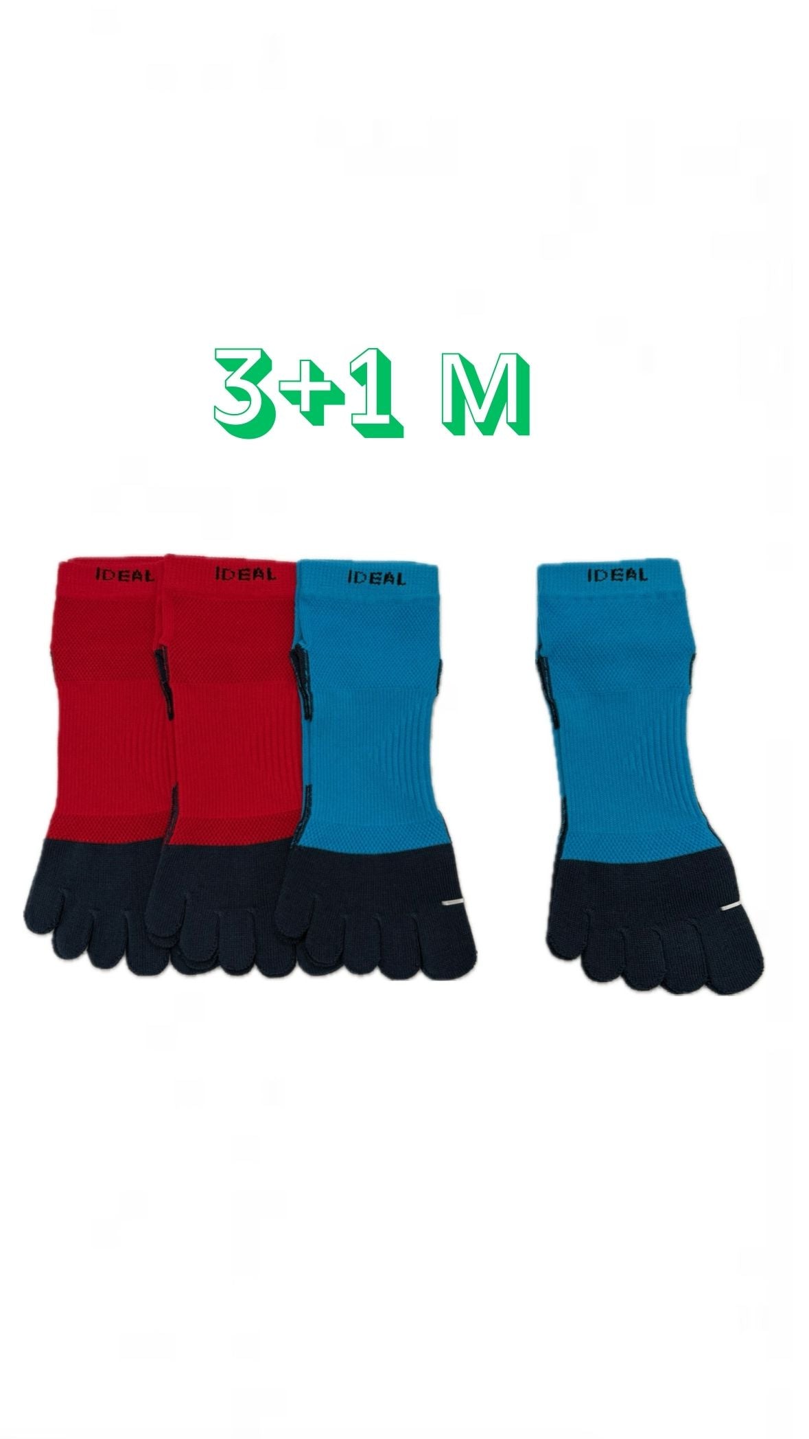 DÁRKOVÝ BALÍČEK – Prstové ponožky 3+1 ZDARMA