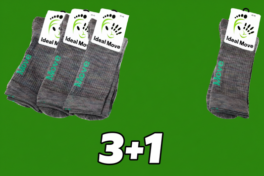 DÁRKOVÝ BALÍČEK – Barefoot ponožky MERINO 3+1 ZDARMA