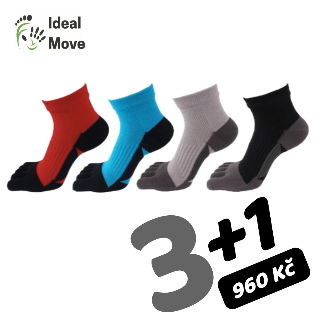DÁRKOVÝ BALÍČEK – Prstové ponožky 3+1 ZDARMA