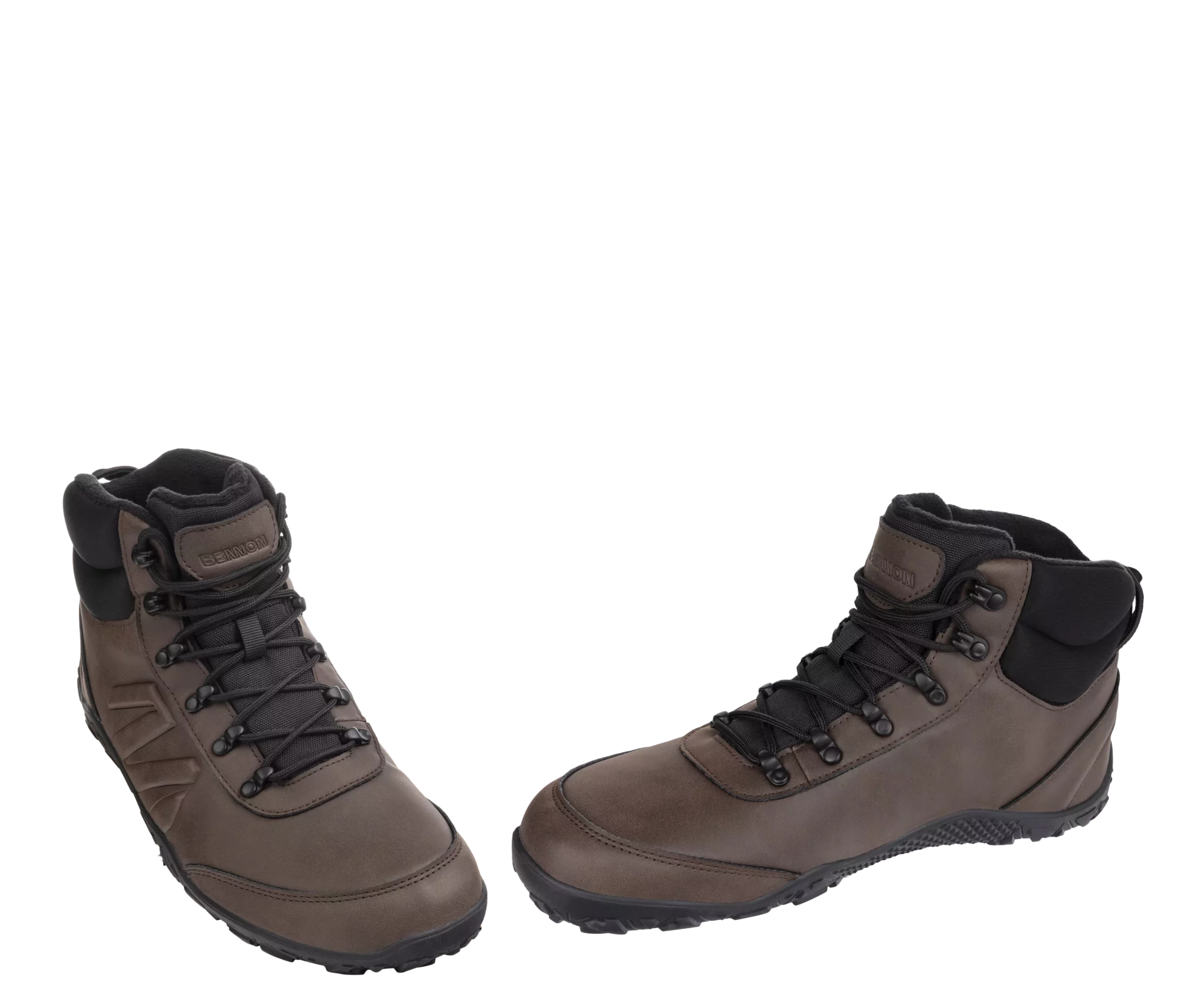 Kotníková barefoot obuv BENNON zimní černá