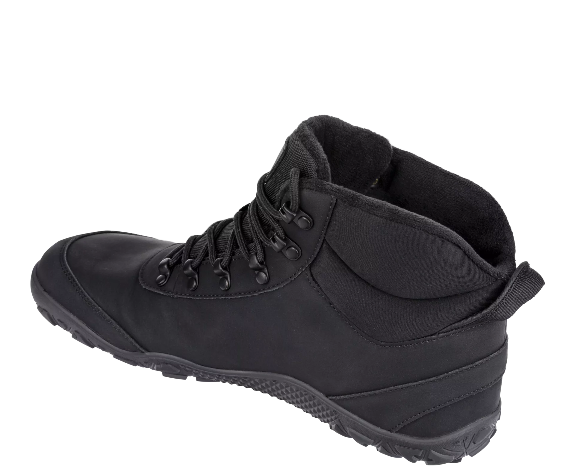 Kotníková barefoot obuv BENNON zimní černá