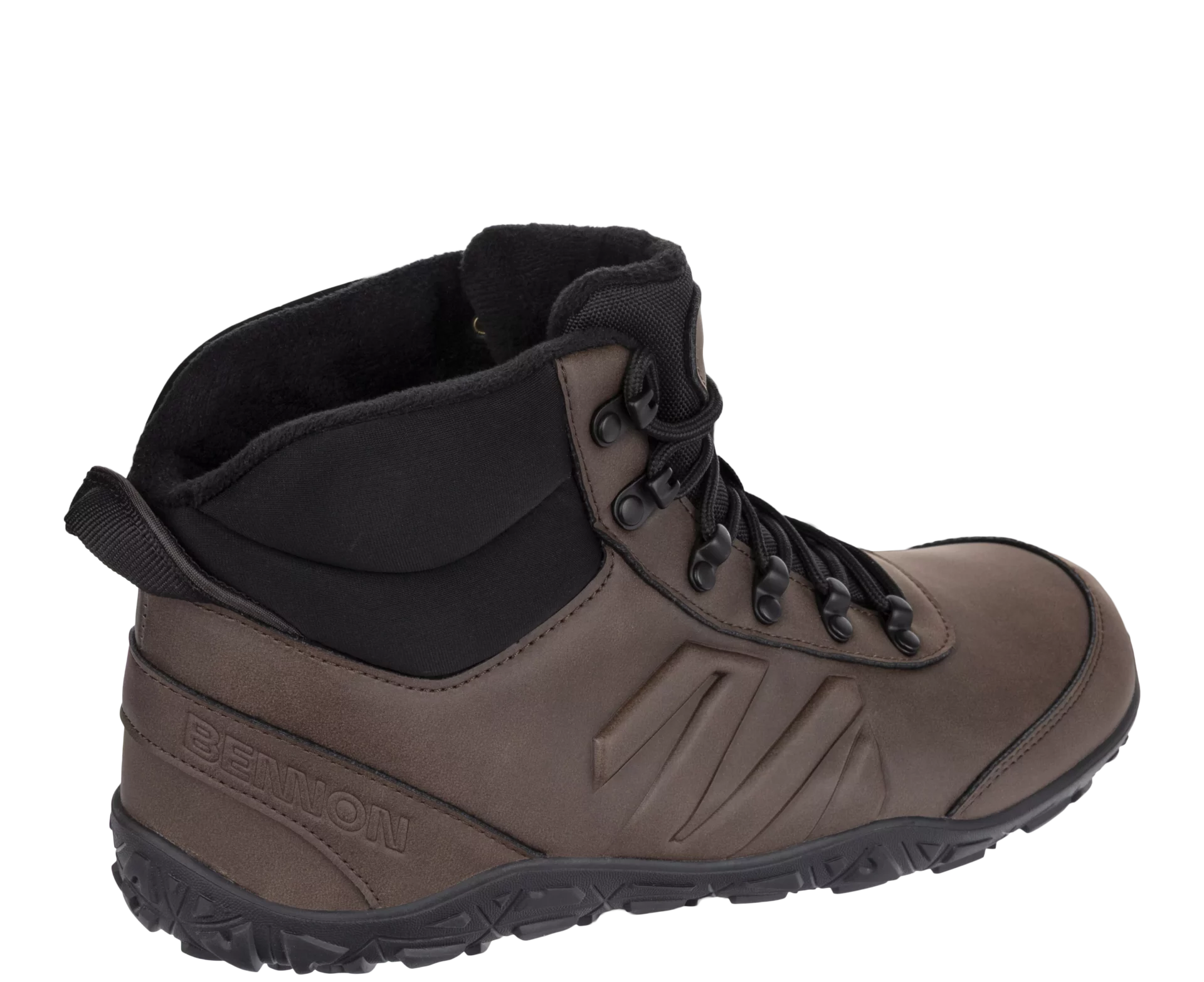 Kotníková barefoot obuv BENNON zimní černá