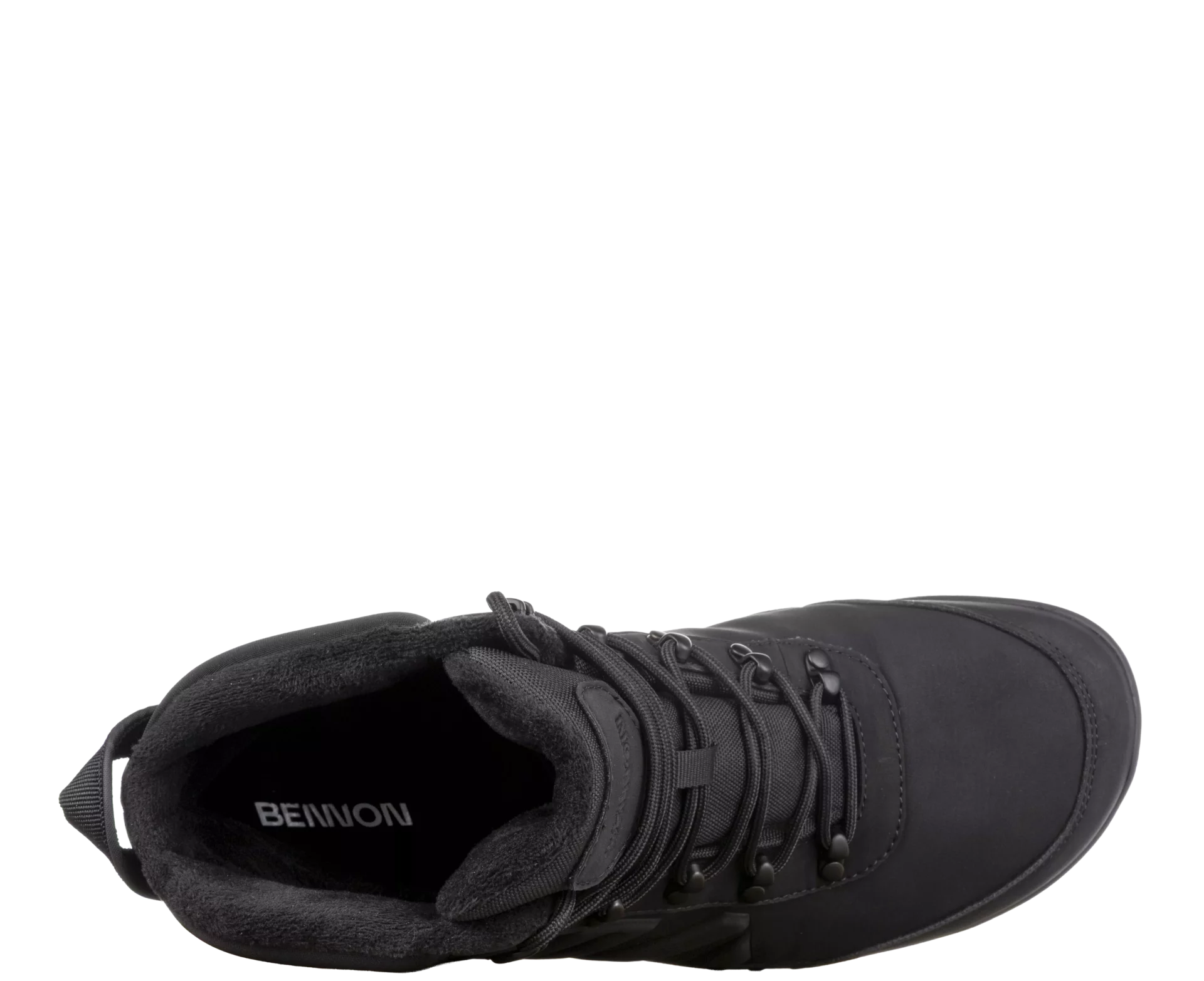 Kotníková barefoot obuv BENNON zimní černá