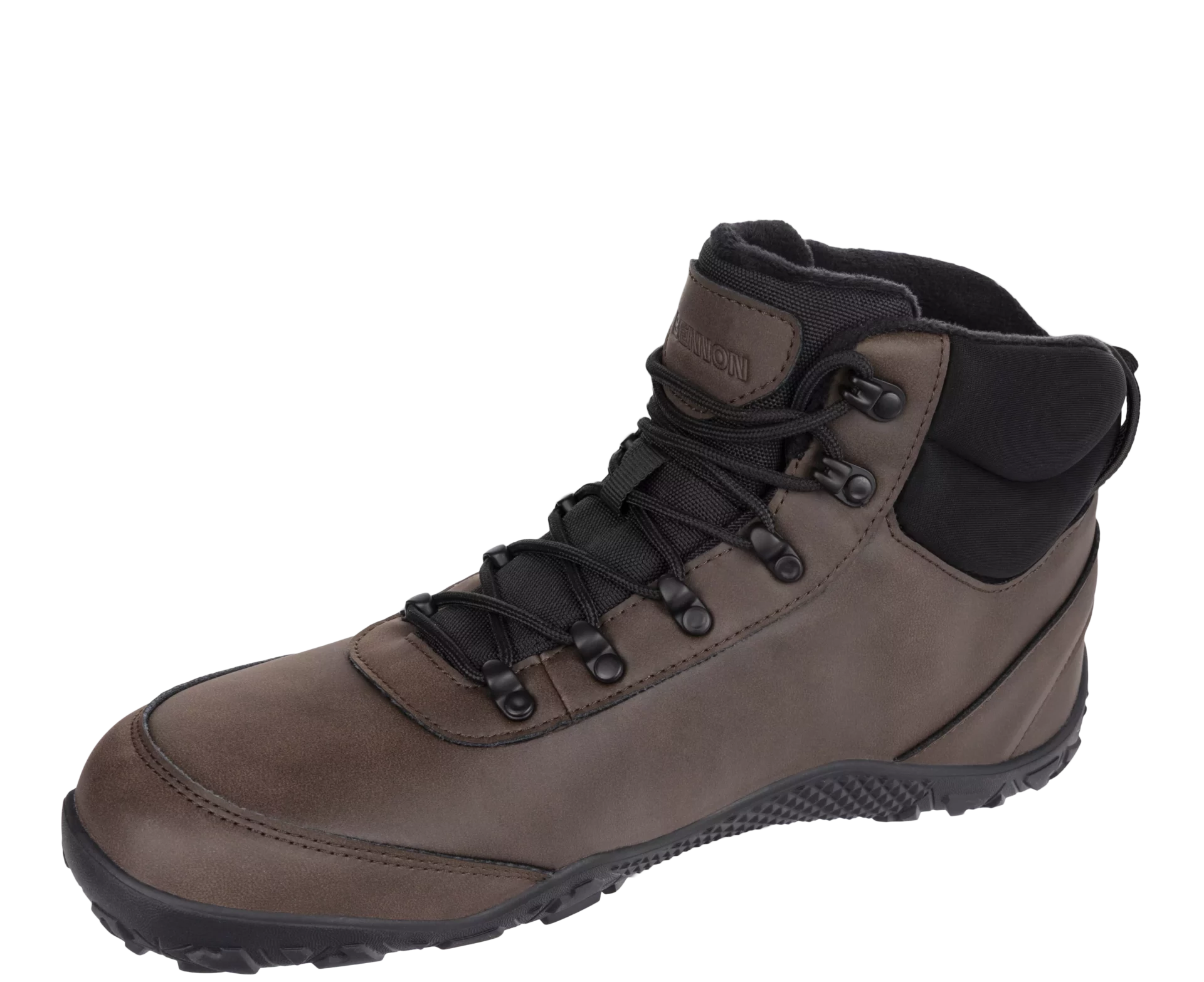 Kotníková barefoot obuv BENNON zimní černá