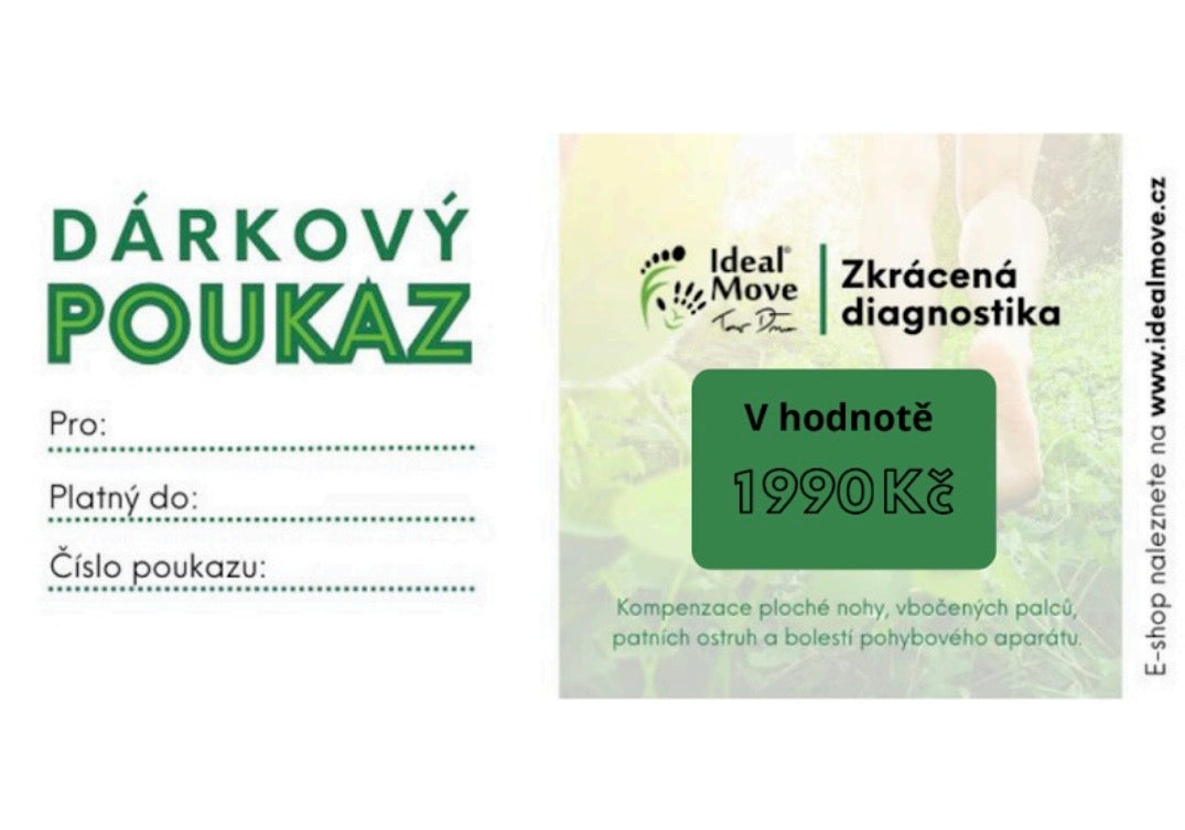 🎁 Dárkový poukaz Ideal Move