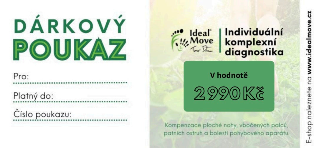 🎁 Dárkový poukaz Ideal Move