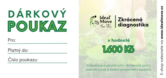 🎁 Dárkový poukaz Ideal Move