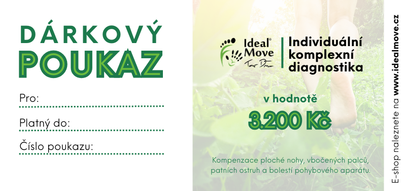 🎁 Dárkový poukaz Ideal Move