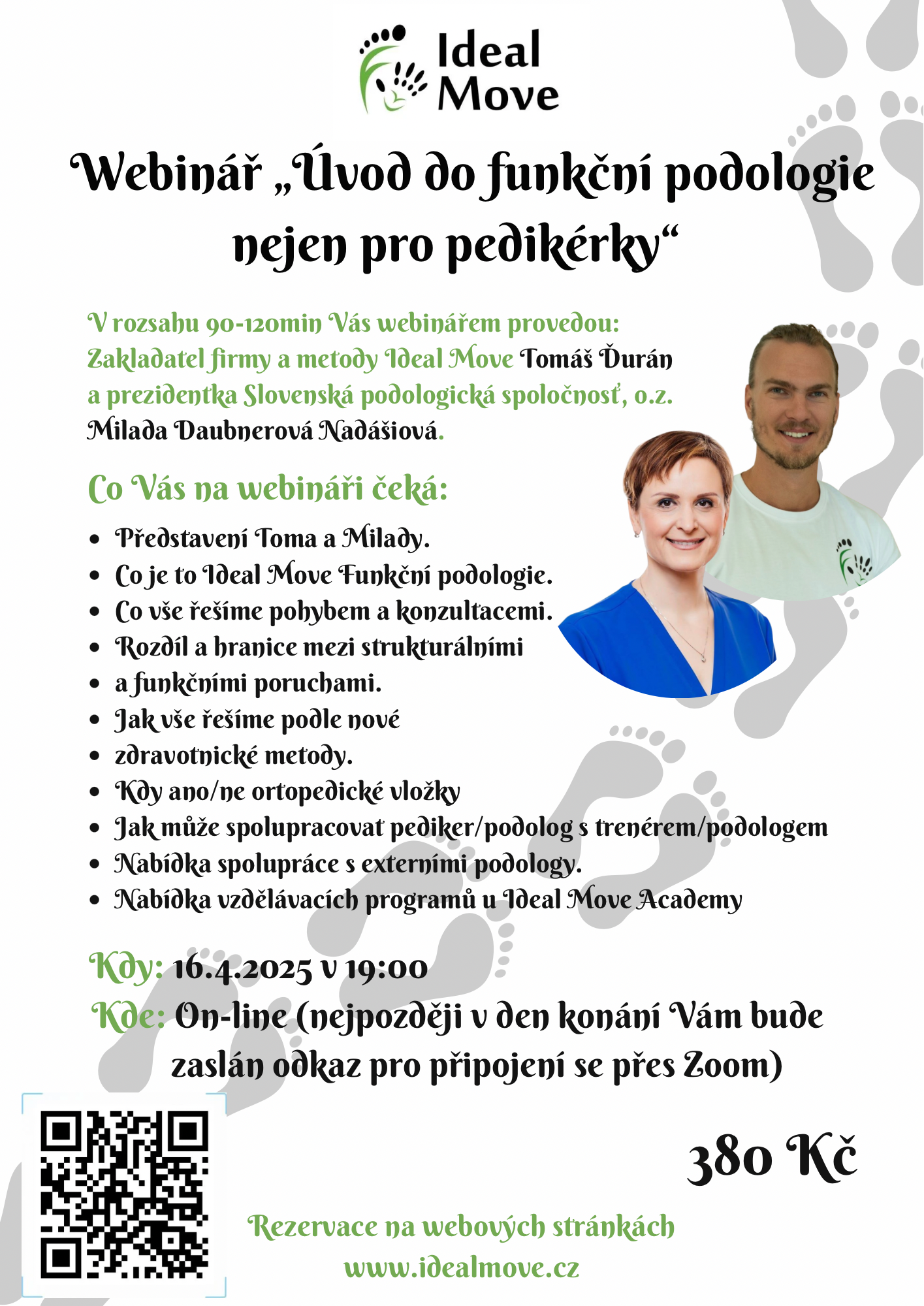 Webinář „Úvod do Funkční podologie nejen pro pedikérky“